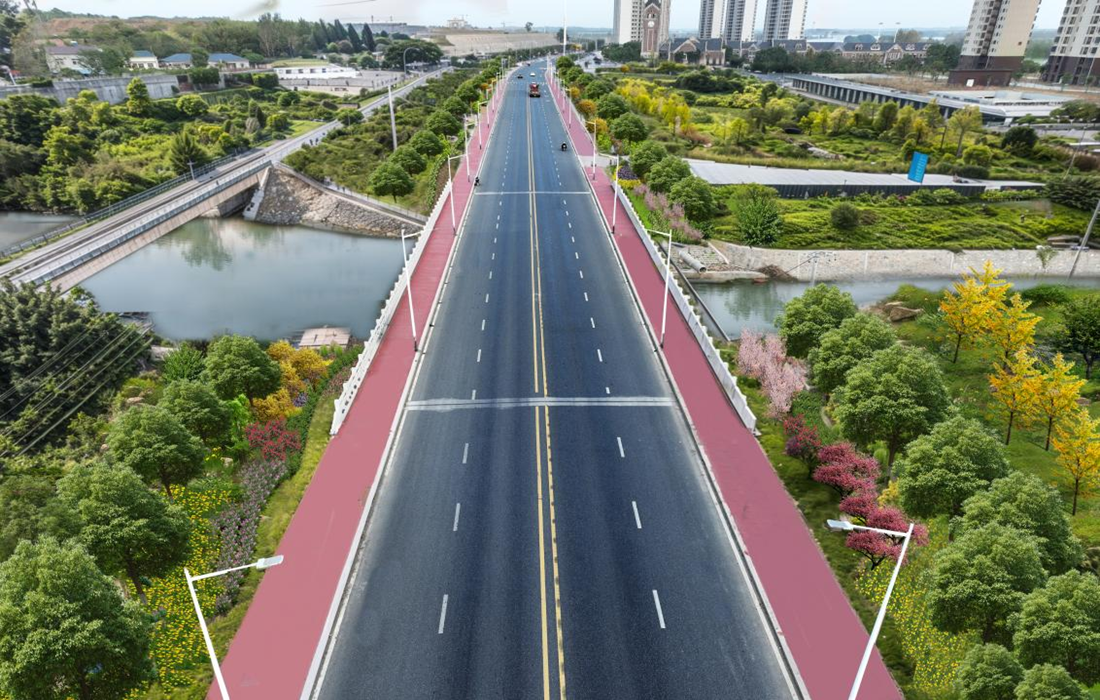 市政设计院再获佳绩，助力城市建设展新篇--一等成果奖老河口市洪山嘴镇鸿泰道路工程项目效果图_副本.png